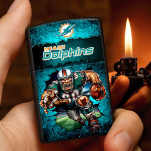 Miami Dolphins Zippo Lighter Case (No Insert) - HOATT13329