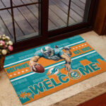 Miami Dolphins Custom Doormat - HOATT12848