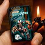 Miami Dolphins Zippo Lighter Case (No Insert) - HOATT13015