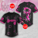 Personalized Milwaukee Brewers x Breast Cancer Awareness Baseball Jersey - MAITM12928