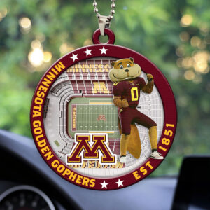 Minnesota Golden Gophers Football Custom shape 2-sided Acrylic Car Ornament - HOATT13112