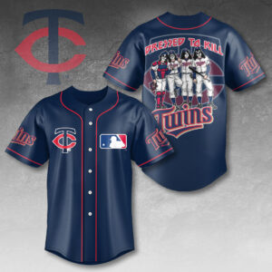 Minnesota Twins x KISS Baseball Jersey - HOATT13415