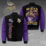 Minnesota Vikings 3D Bomber Jacket - HOATT12816