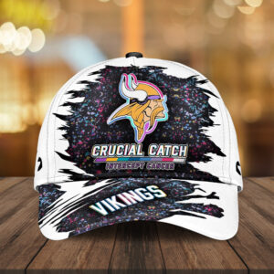 Minnesota Vikings x Crucial Catch Intercept Cancer Classic Cap - MAITM12967