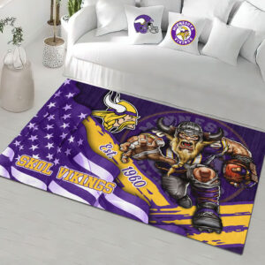 Minnesota Vikings Rectangular Rug - HOATT13170