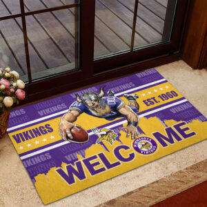 Minnesota Vikings Custom Doormat - HOATT12849