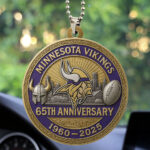 Minnesota Vikings Custom Shape 2-sided Acrylic Car Ornament – HOATT13440