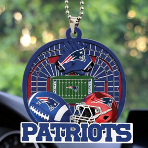 New England Patriots Custom shape 2-sided Acrylic Car Ornament - TMTHU740