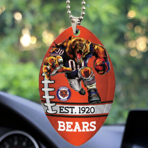 Chicago Bears Custom shape 2-sided Acrylic Car Ornament - TMTHU863