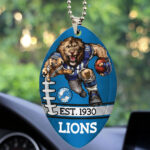 Detroit Lions Custom shape 2-sided Acrylic Car Ornament - TMTHU868