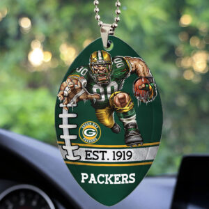 Green Bay Packers Custom shape 2-sided Acrylic Car Ornament - TMTHU869