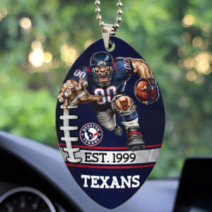 Houston Texans Custom shape 2-sided Acrylic Car Ornament - TMTHU870