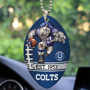 Indianapolis Colts Custom shape 2-sided Acrylic Car Ornament - TMTHU871