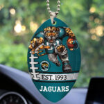 Jacksonville Jaguars Custom shape 2-sided Acrylic Car Ornament - TMTHU872
