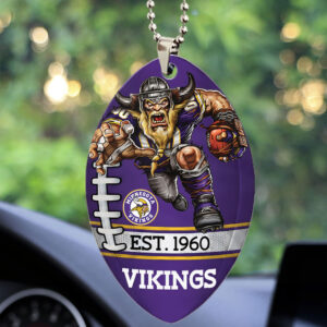 Minnesota Vikings Custom shape 2-sided Acrylic Car Ornament - TMTHU878