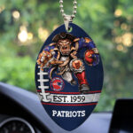 New England Patriots Custom shape 2-sided Acrylic Car Ornament - TMTHU879