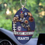 New York Giants Custom shape 2-sided Acrylic Car Ornament - TMTHU881