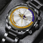 Baltimore Ravens Black Stainless Steel Watch - HOATT12934