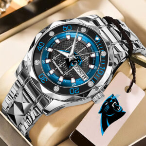Carolina Panthers Alloy Luxury Quartz Watch - TMTHU934