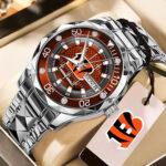 Cincinnati Bengals Alloy Luxury Quartz Watch - TMTHU914