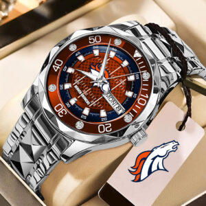 Denver Broncos Alloy Luxury Quartz Watch - TMTHU921