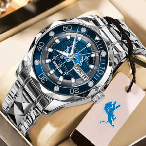 Detroit Lions Alloy Luxury Quartz Watch - TMTHU930