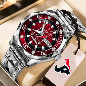 Houston Texans Alloy Luxury Quartz Watch - TMTHU917