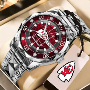 Kansas City Chiefs Alloy Luxury Quartz Watch - TMTHU922