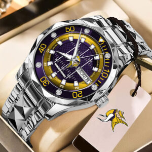 Minnesota Vikings Alloy Luxury Quartz Watch - TMTHU932