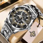 New Orleans Saints Alloy Luxury Quartz Watch - TMTHU935