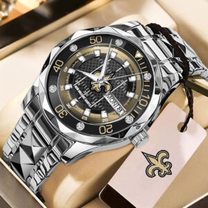 New Orleans Saints Alloy Luxury Quartz Watch - TMTHU935