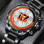 Cincinnati Bengals Black Stainless Steel Watch - HOATT12938