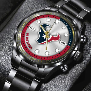Houston Texans Black Stainless Steel Watch - HOATT12944