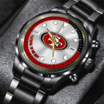 San Francisco 49ers Black Stainless Steel Watch - HOATT12959