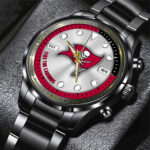 Tampa Bay Buccaneers Black Stainless Steel Watch - HOATT12961
