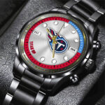 Tennessee Titans Black Stainless Steel Watch - HOATT12962