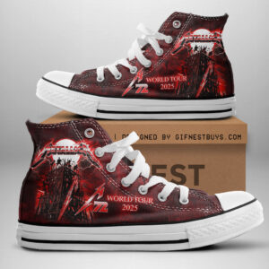 Metallica High Top Canvas Shoes -  NGHIAVT 1671.2