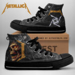 Metallica High Top Canvas Shoes - NGHIAVT 1689
