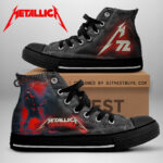 Metallica High Top Canvas Shoes - NGHIAVT 1692