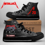 Metallica High Top Canvas Shoes - NGHIAVT 1731
