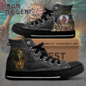 Iron Maiden Band High Top Canvas Shoes - NGHIAVT 2204.6