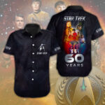 Star Trek Band Short Sleeve Button-Down Shirt – NGHIAVT 2548.8