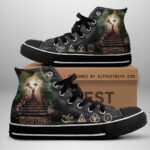 Led Zeppelin Band High Top Canvas Shoes - NGHIAVT 2567.3