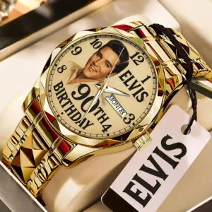 Elvis Presley Alloy Luxury Quartz Watch - NGHIAVT 3001