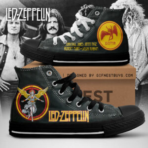 Led Zeppelin High Top Canvas Shoes - NGHIAVT3561.6