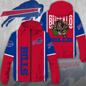 Buffalo Bills 3D Windbreaker Jacket - NGHIAVT3906