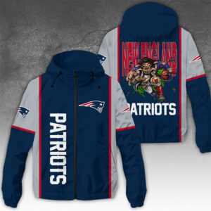 New England Patriots 3D Windbreaker Jacket - NGHIAVT3908