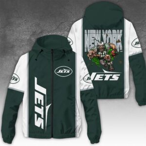 New York Jets 3D Windbreaker Jacket - NGHIAVT3909