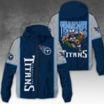 Tennessee Titans 3D Windbreaker Jacket - NGHIAVT3917