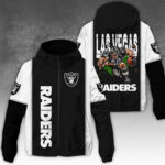 Las Vegas Raiders 3D Windbreaker Jacket - NGHIAVT3921